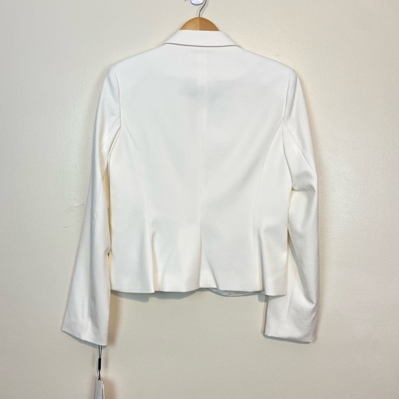NWT Calvin Klein Luxe Stretch 2 Button Notch Lapel Long Sleeve Blazer - Picture 15 of 15